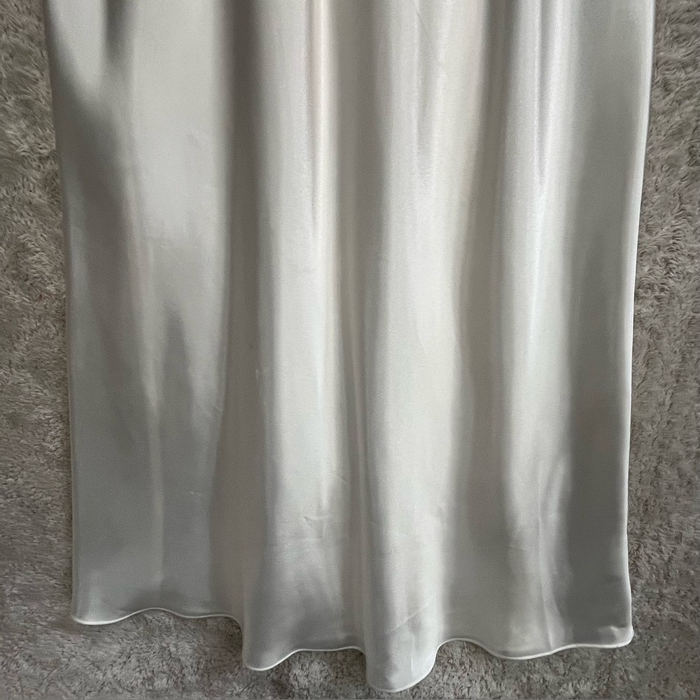 Bridal Delicates Lace Bodice Ivory Satin Maxi NightGown & Robe Sz M Honeymoon - Picture 8 of 16